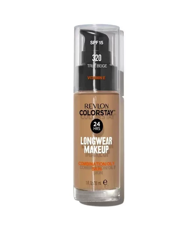 Base Líquida Colorstay 24 Horas Pele Mista à Oleosa FPS15 True Beige 320 Revlon 30ml - Revlon
