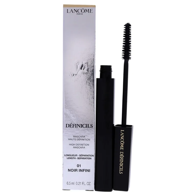 Mascara de Alta Definição Definicils - 01 Noir Infini por Lancome para Unisex - 0,23 oz Rímel