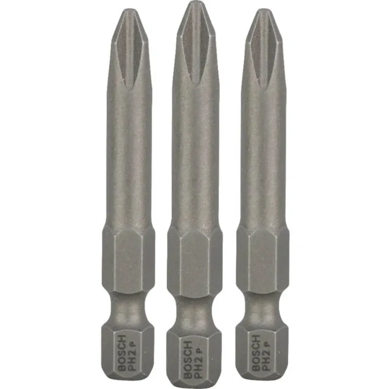 Jogo De Pontas Extra Hard Ph2 3 Peças - 2607001528 - Bosch Bosch