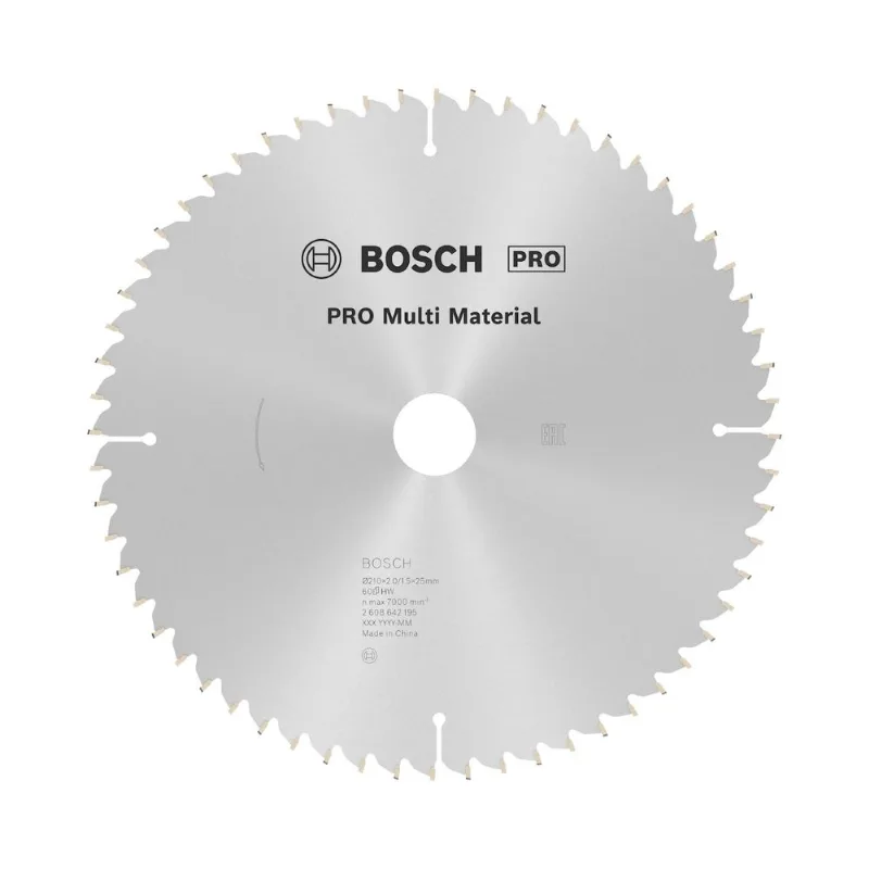 Disco De Serra Circular Bosch Pro Multi Material 210mm 60D