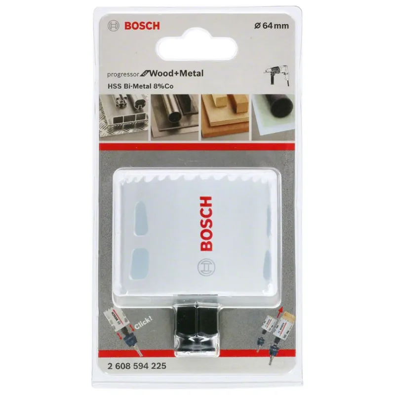 Serra Copo Bosch Progressor For Wood And Metal 64 Mm, 2 1/2