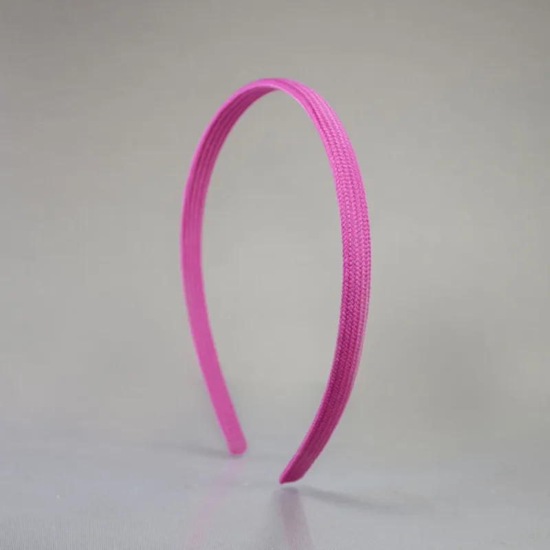 TIARA PARA BRINDE SEM DENTE 10MM ENCAPADA EM ALGODAO COM 12 UNIDADES 019T - Pink 019