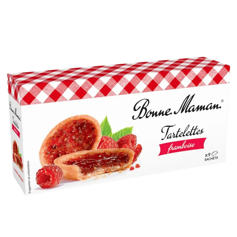 Biscoito Tortinha De Framboesa Bonne Maman 135g - Não Informado