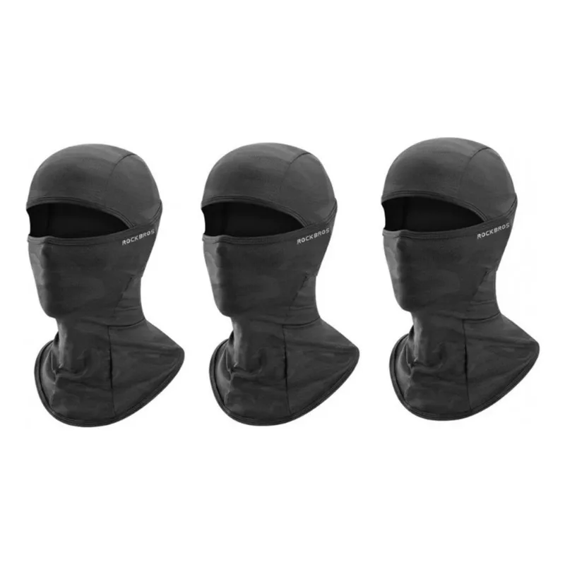Máscara De Ciclismo Balaclava Ski Uv 3 Unidades Basamontanas