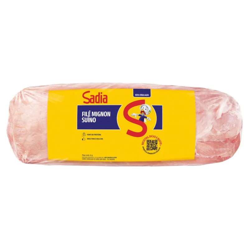 Filé Mignon Suíno Sadia Congelado 1Kg - Sadia