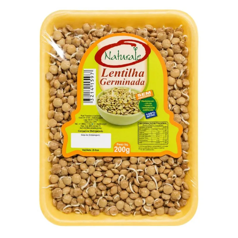 Lentilha Germinada Naturale 200g - NATURALE