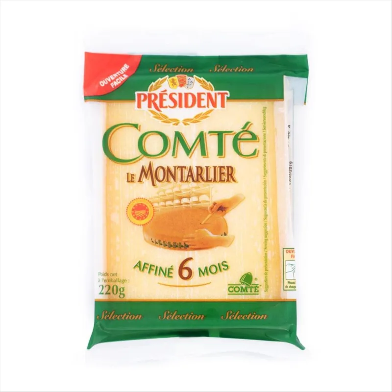 Queijo Comté Francês Président Le Montarlier 220g - PRESIDENT