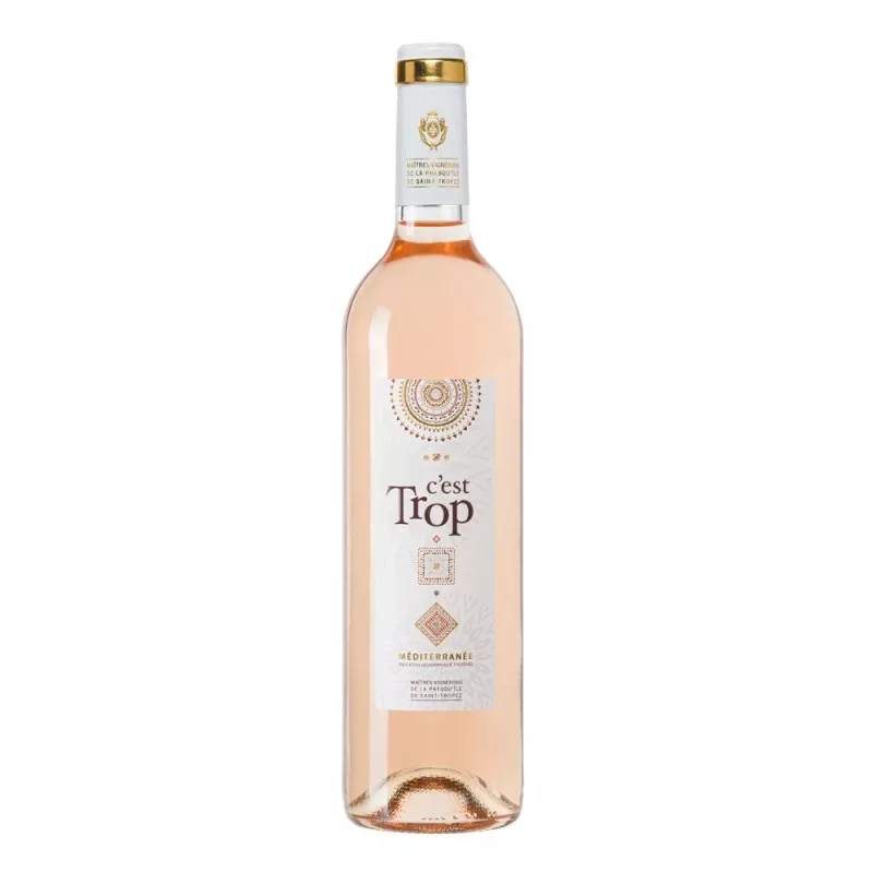 VINHO FRANCÊS LES MAITRES CEST TROP ROSÉ 750ML - LES MAITRES