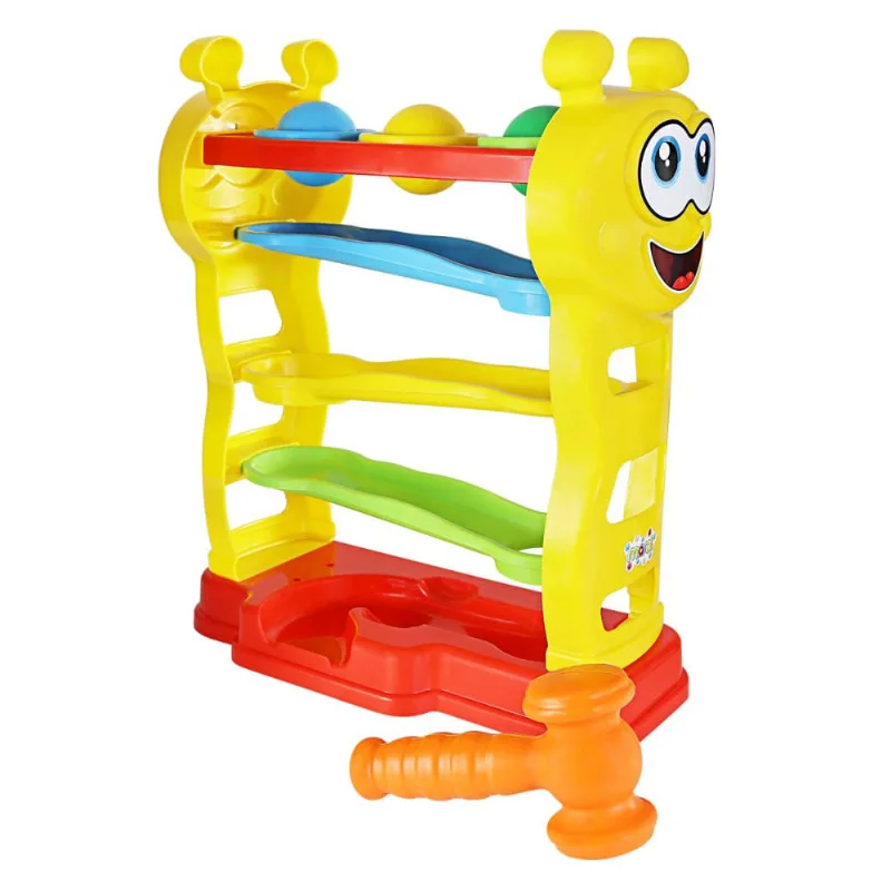 Baby Peia Brinquedo Infantil Coordenação Motora com Martelinho Didático Super Colorido e Divertido