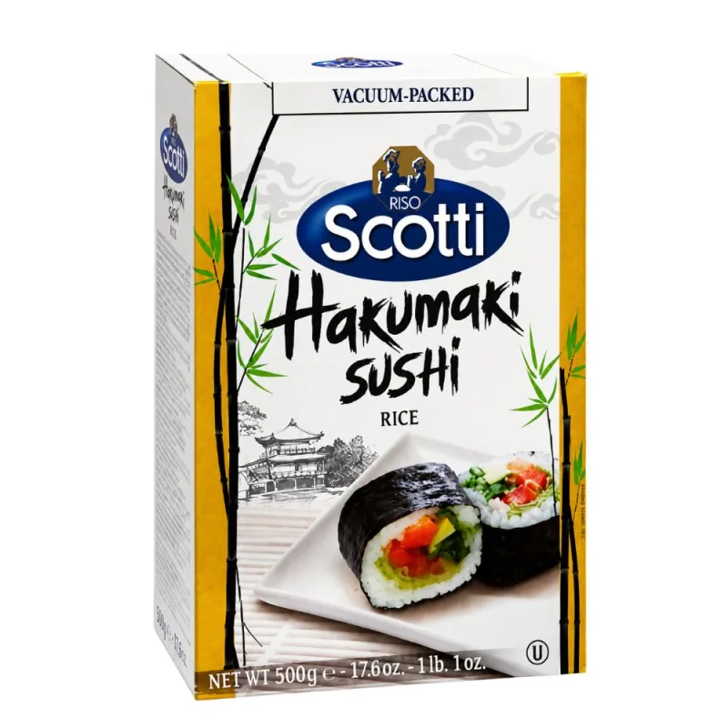 Arroz Hakumaki para Sushi Grão Curto Scotti 500g - SCOTTI