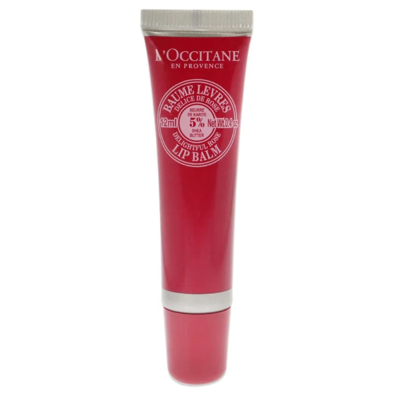 Manteiga de Karité Delicioso Bálsamo Labial Rosa Loccitane 0,4 onças