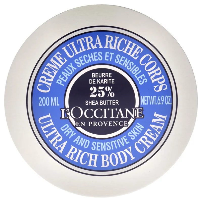 Creme corporal Loccitane Shea Butter Ultra Rich 200 ml unissex