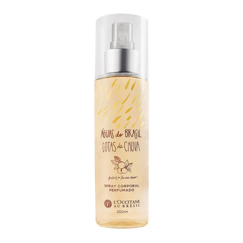 Spray Corporal Perfumado Gotas de Chuva L'Occitane Au Brésil 200ml