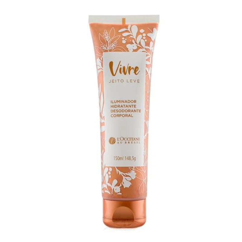 Loção Corporal Iluminador L'Occitane Vivre Jeito Leve 150ml