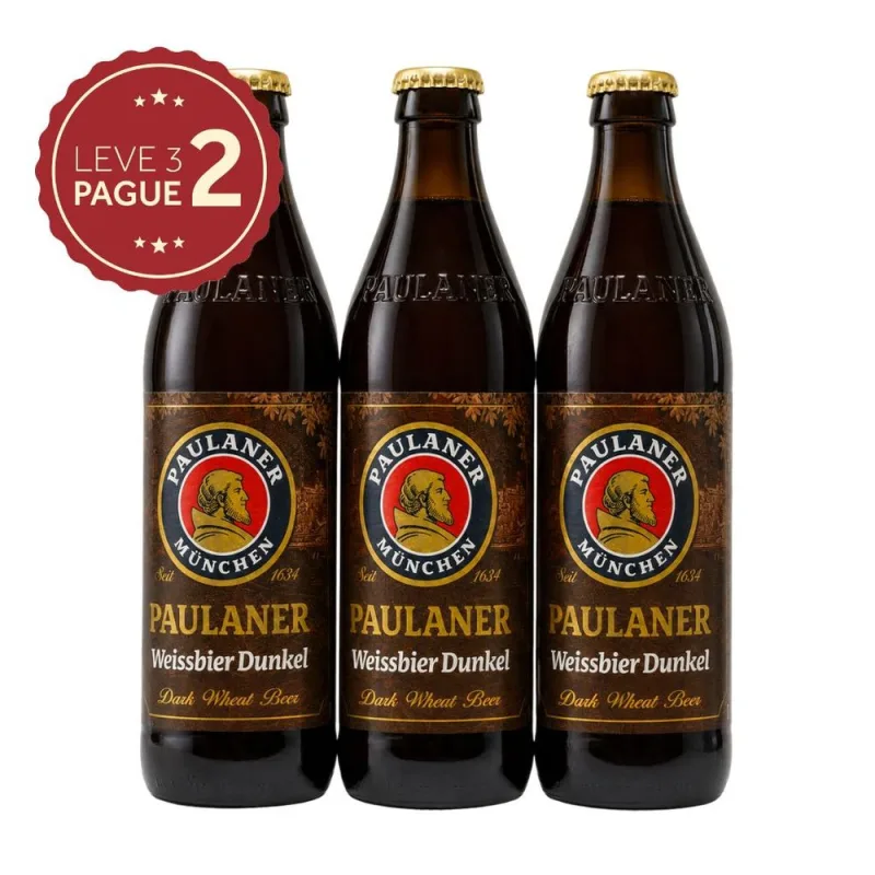 Cerveja Alemã Paulaner 500ml Leve 3 Pague 2 KIT PRONTO - Paulaner