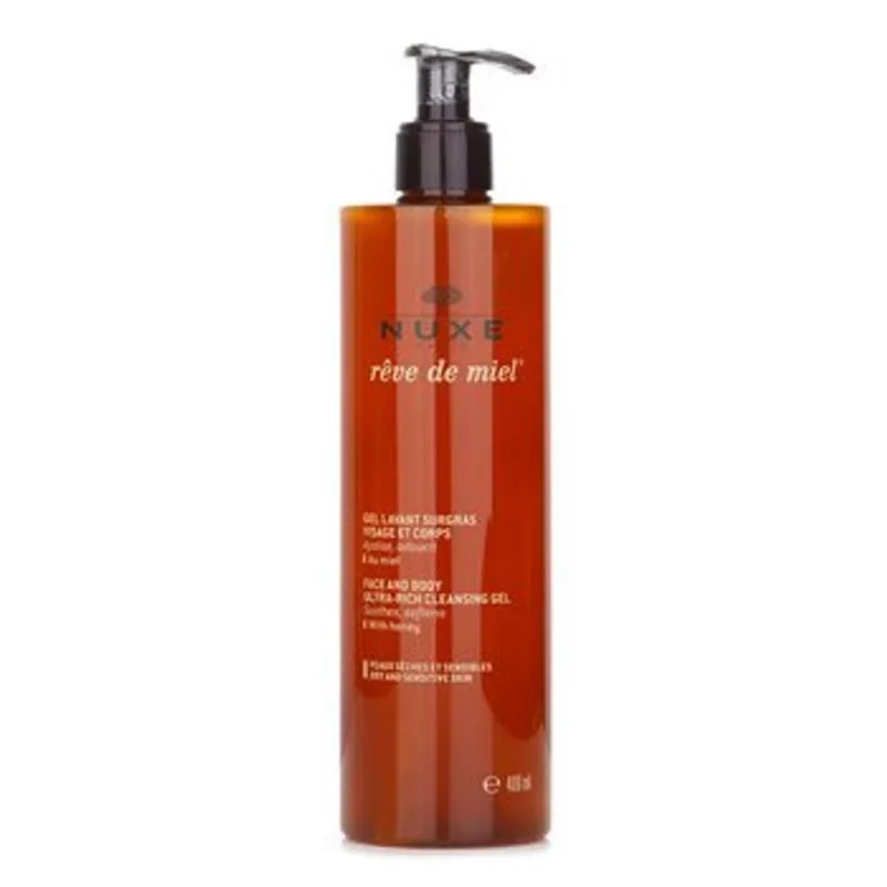 Gel de Limpeza Nuxe Reve De Miel para Rosto e Corpo Ultra Rico