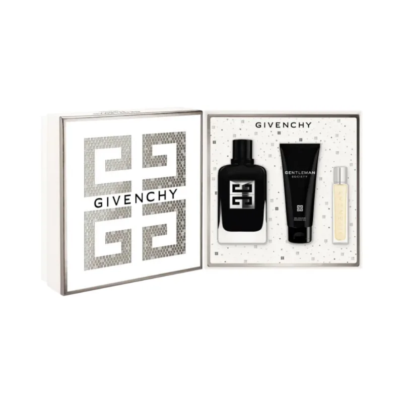Coffret Gentleman Givenchy Society Edp 100ml + Shower Gel 75ml + Travel Size 12,5ml