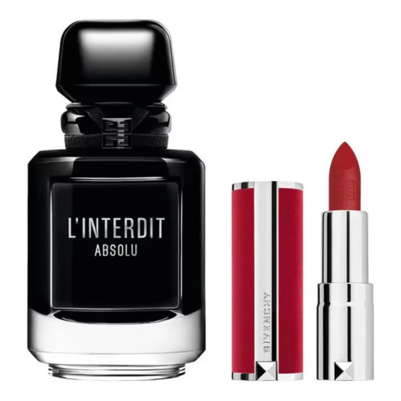 Givenchy L’interdit Absolu Intense Eau De Parfum – Kit Perfume Feminino 50ml + Mini Batom 1,5g