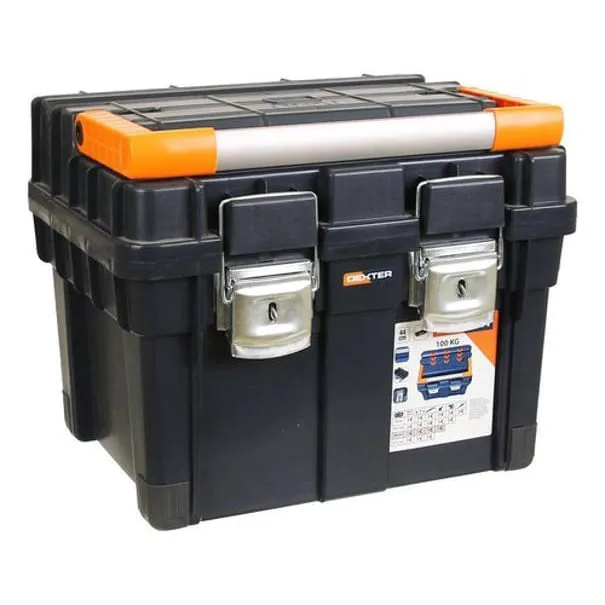 Caixa De Ferramentas Profissional 35X35X45 Cm - Dexter Pro - Não Disponível