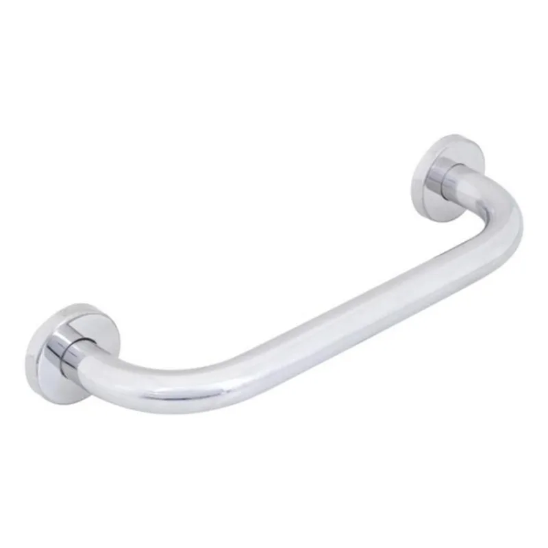 Barra De Apoio Para Banheiro - Aço Cromado - 30 Cm - Sensea