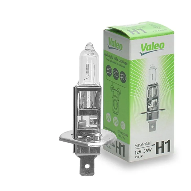 Lâmpada H1 12V 55W Halógena Essential Valeo