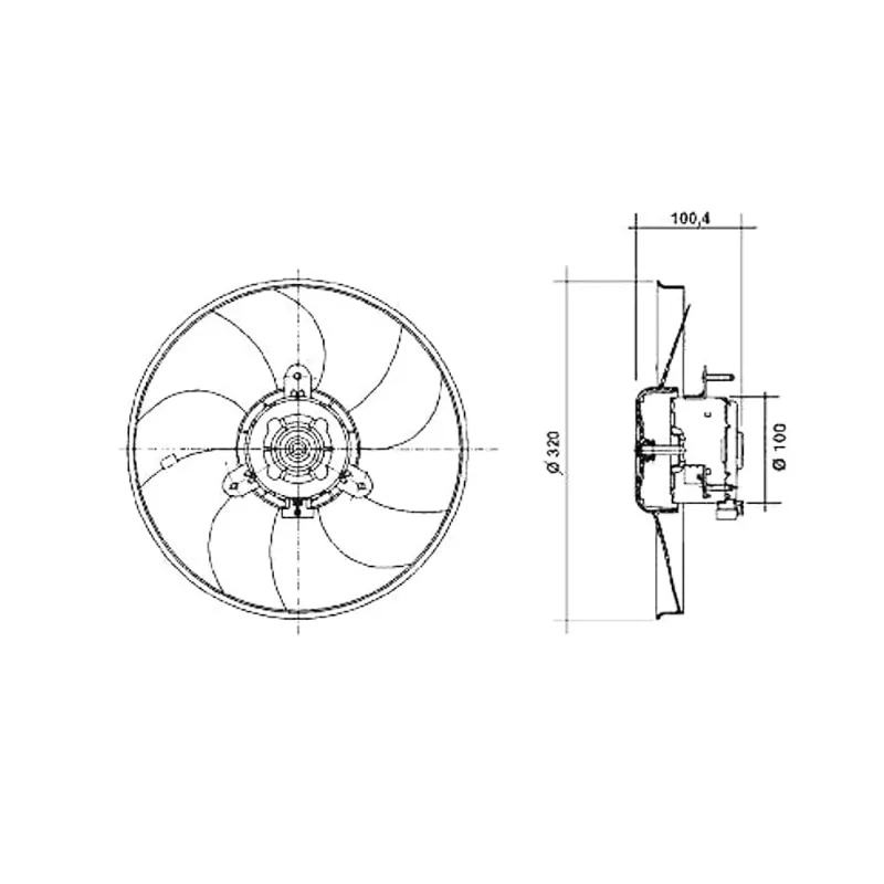 Motor Ventilador 4Ev016A Valeo