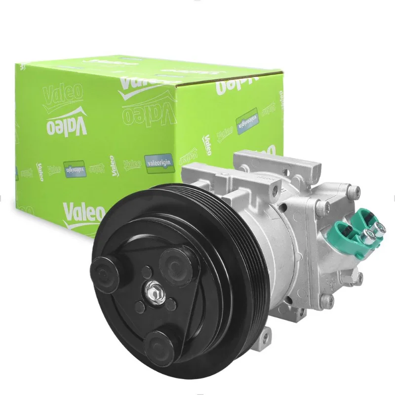 Compressor Ar para Ecosport 1.6 Fiesta 1.0 1.6 2004 até 2013 Valeo