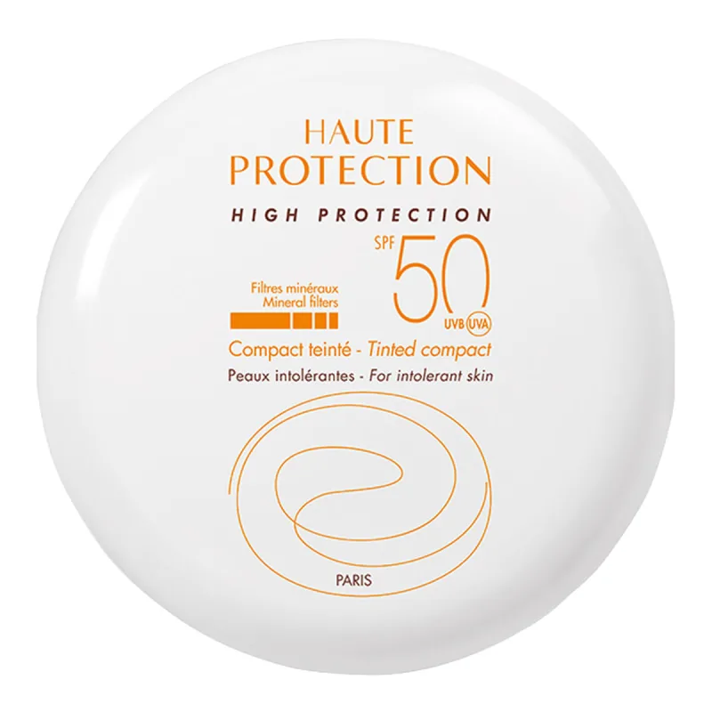 Protetor Solar Facial Avène FPS 50 Haute Protection Dore 10g Pó Compacto - Avène