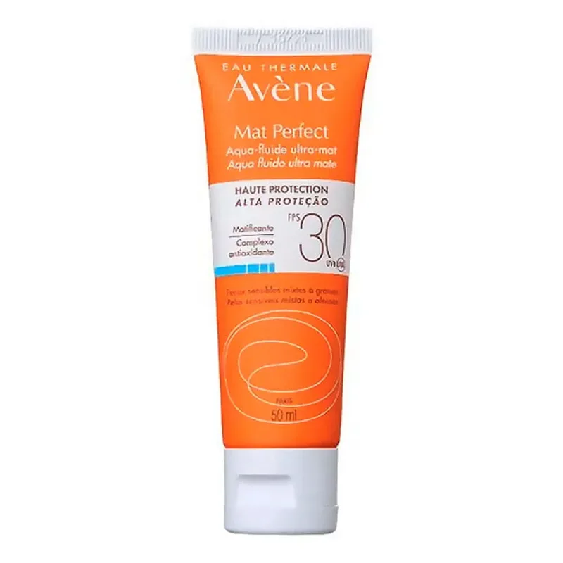 Protetor Solar Facial Avène Mat Perfect FPS 30 sem Cor 50ml