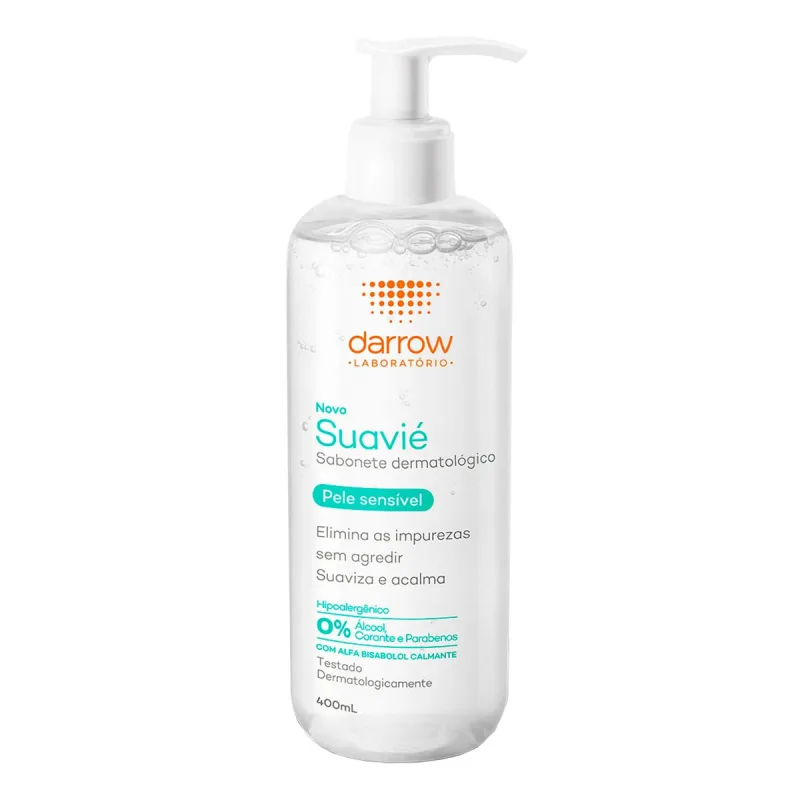 Sabonete Líquido Darrow Suavié Pele Sensível 400ml - Darrow