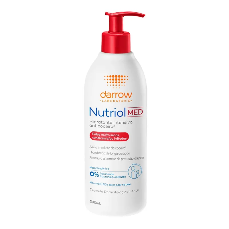 Loção Hidratante Intensivo Anticoceira Darrow Nutriol Med 500ml