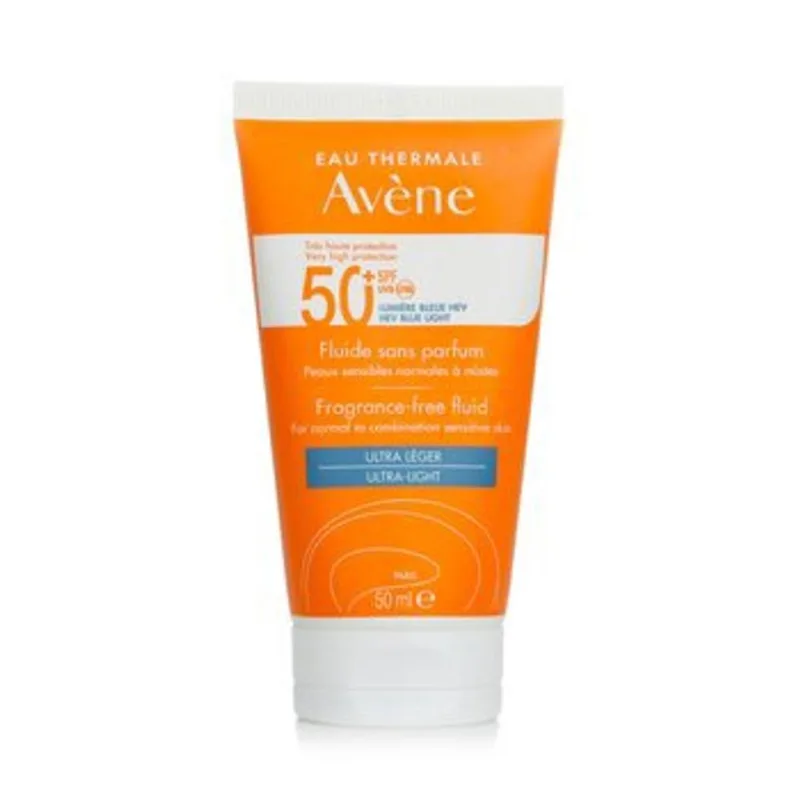 Protetor solar Avene Eau Thermale Fluido sem fragrância SPF50 + 50m