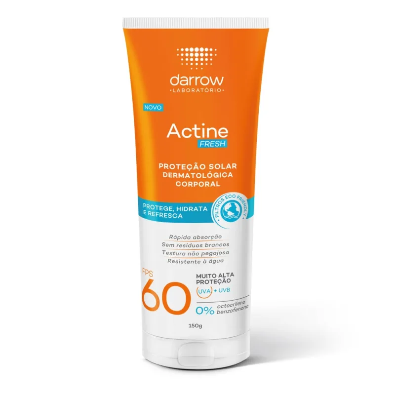 Protetor Solar Actine Fresh FPS60 150g - Actine