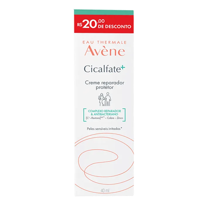Creme Facial Reparador Eau Thermale Avène Cicalfate+ 40ml - Avène