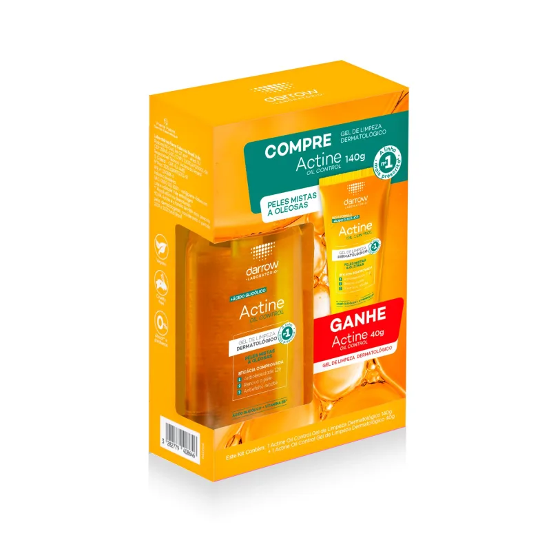 Kit Oil Control Gel De Limpeza 140g Ganhe Gel De Limpeza 40g - Darrow