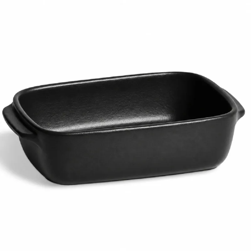 TRAVESSA RETANGULAR EMILE HENRY SOLO 18CM EM CERÂMICA BASALTO 33300106 - Émile Henry