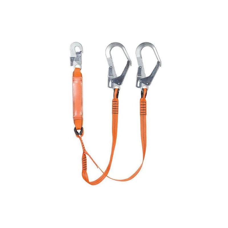 Talabarte Em Y Plano Com Abs 55mm Laranja Deltaplus