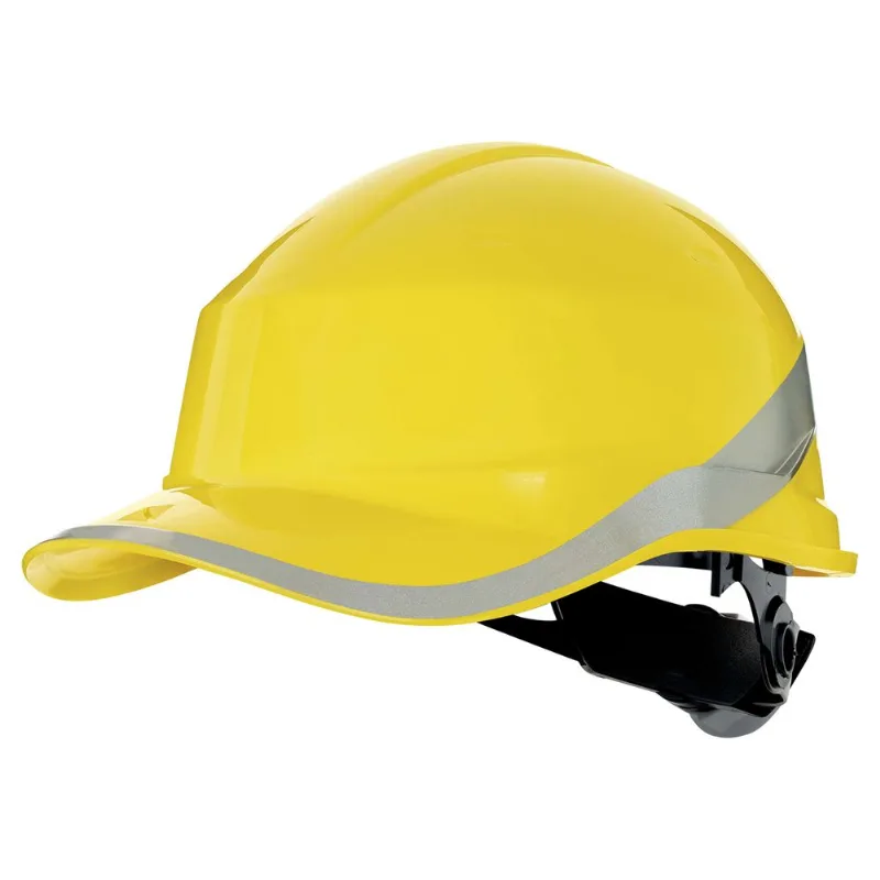 Capacete Baseball Diamond V Ajuste Rotor Amarelo Deltaplus DIAM5BRRTJA DIAM5BRRTJA