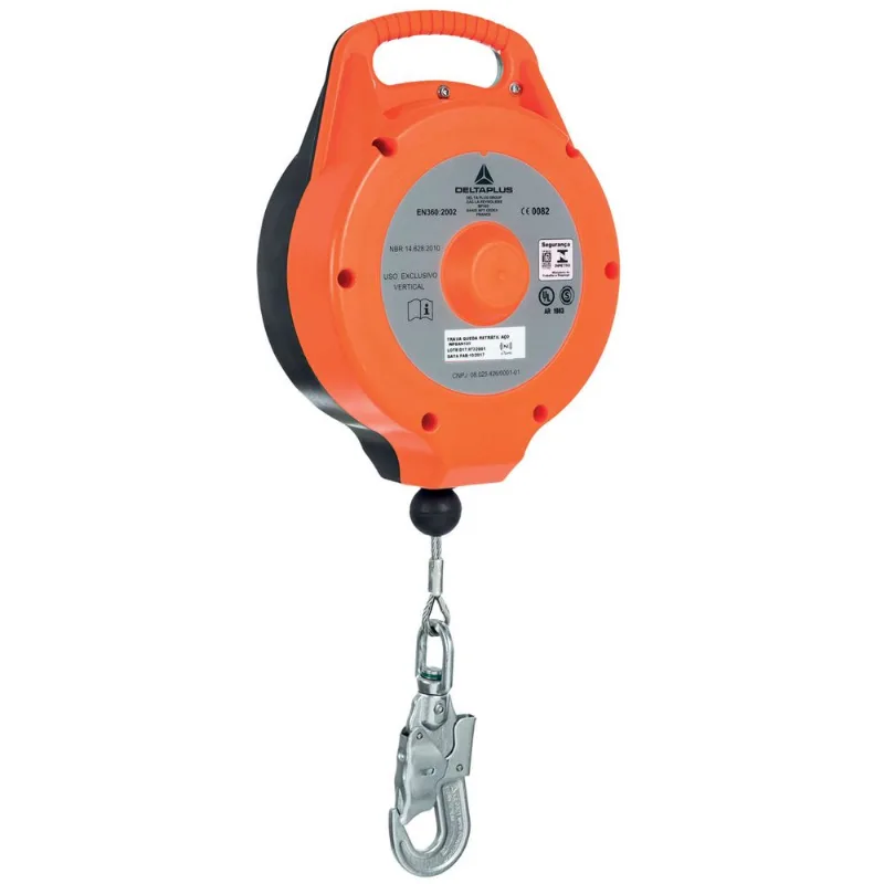 Trava Quedas Retrátil Com Cabo De Aço Deltaplus WPSAN12006T WPSAN12006T