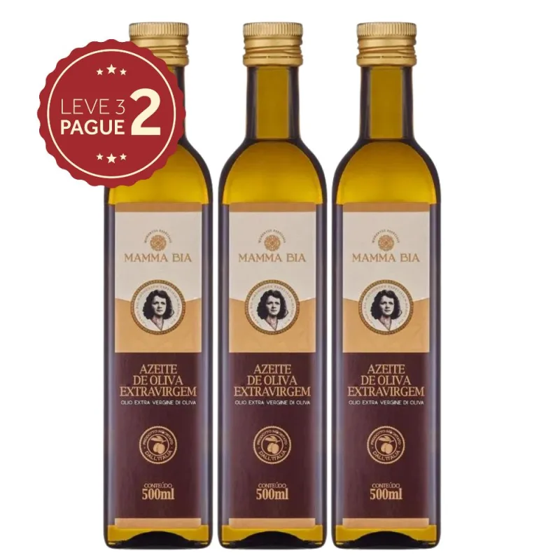 Azeite de Oliva Extra Virgem 0,5% Italiano Mamma Bia 500ml - Mamma Bia
