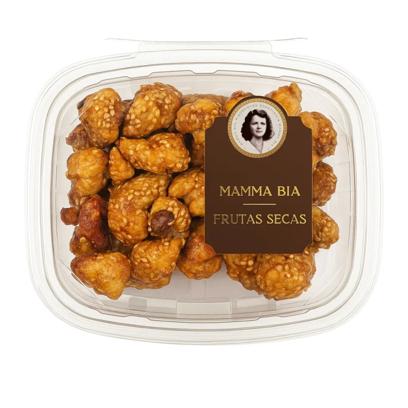 Castanha de Caju Caramelizada Mamma Bia 120g - GERAL