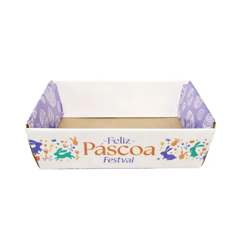 Cesta de Páscoa Bandeja Infantil 58,5x68cm Festval Unidade - Festval