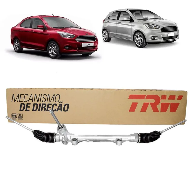 Cx direcao mecanica/eletrica nova trw ford new ka 2014 em diante todos - cx mecanica para coluna eletrica