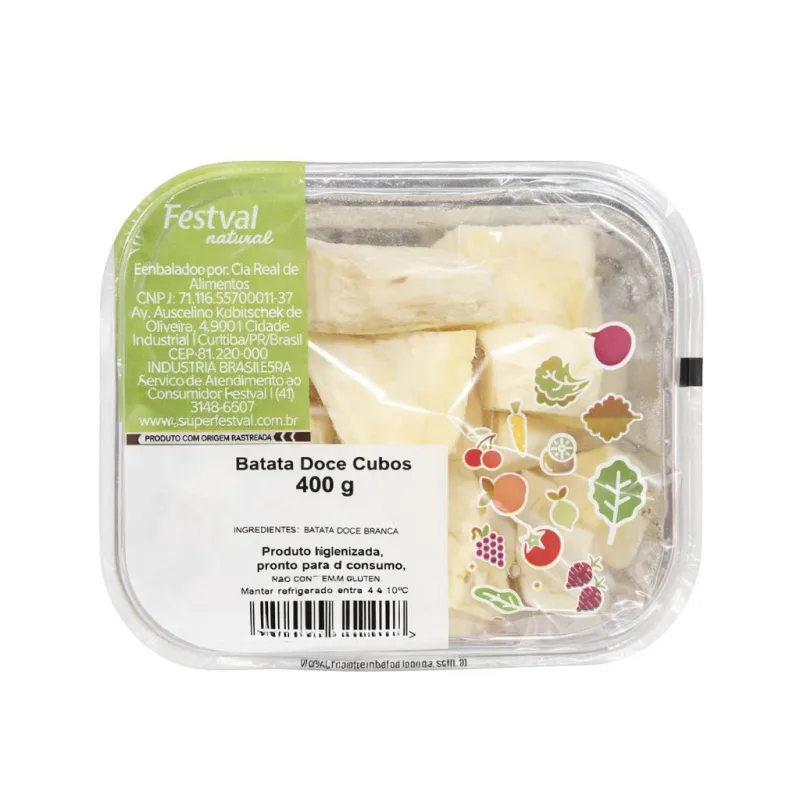 Batata Doce Cubos Festval 400g - GERAL