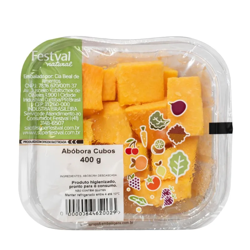Abóbora Cubos Festval 400g - GERAL