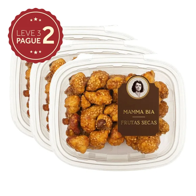 Castanha de Caju Mista Leve 3 Pague 2 Mamma Bia 150g - Mamma Bia