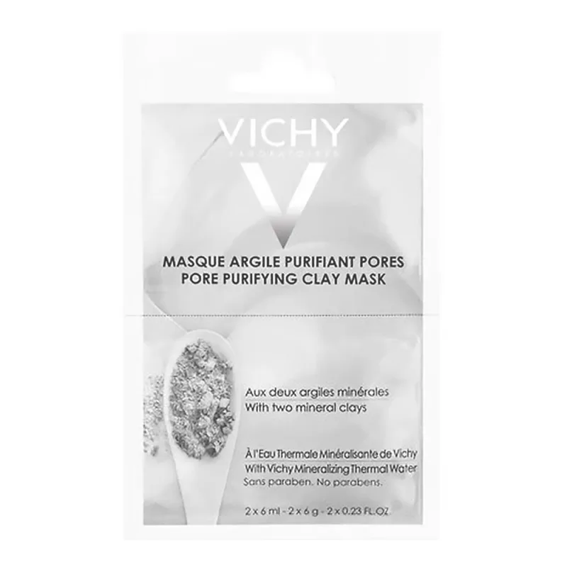 Máscara Facial Vichy Argila Purificante 6ml 2 Sachês - Vichy