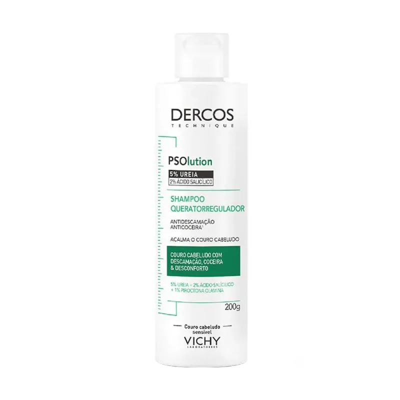 Shampoo Vichy Dercos PSOlution Queratorregulador 200g - Dercos
