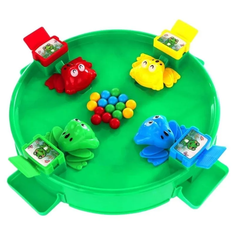 JOGO SAPO PAPA BOLINHA COLORIDO INTERATIVO COM 4 SAPINHOS