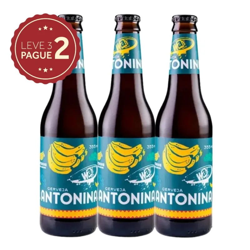 Cerveja Way Beer Antonina Lager 355ml Leve 3 Pague 2 KIT PRONTO - Way Beer